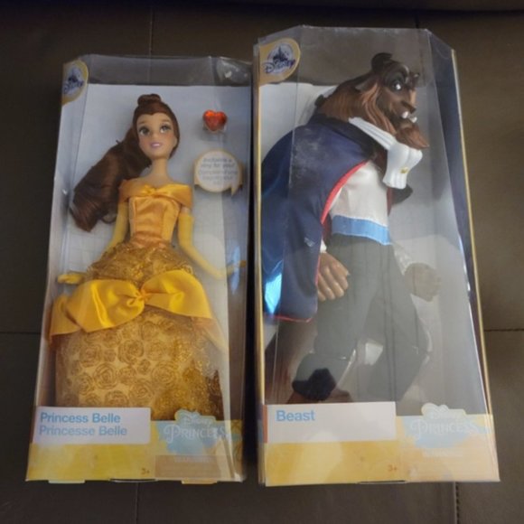 Disney Other - BRAND NEW set of 2 Disney Princess Belle Barbie size dolls Beauty and the Beast